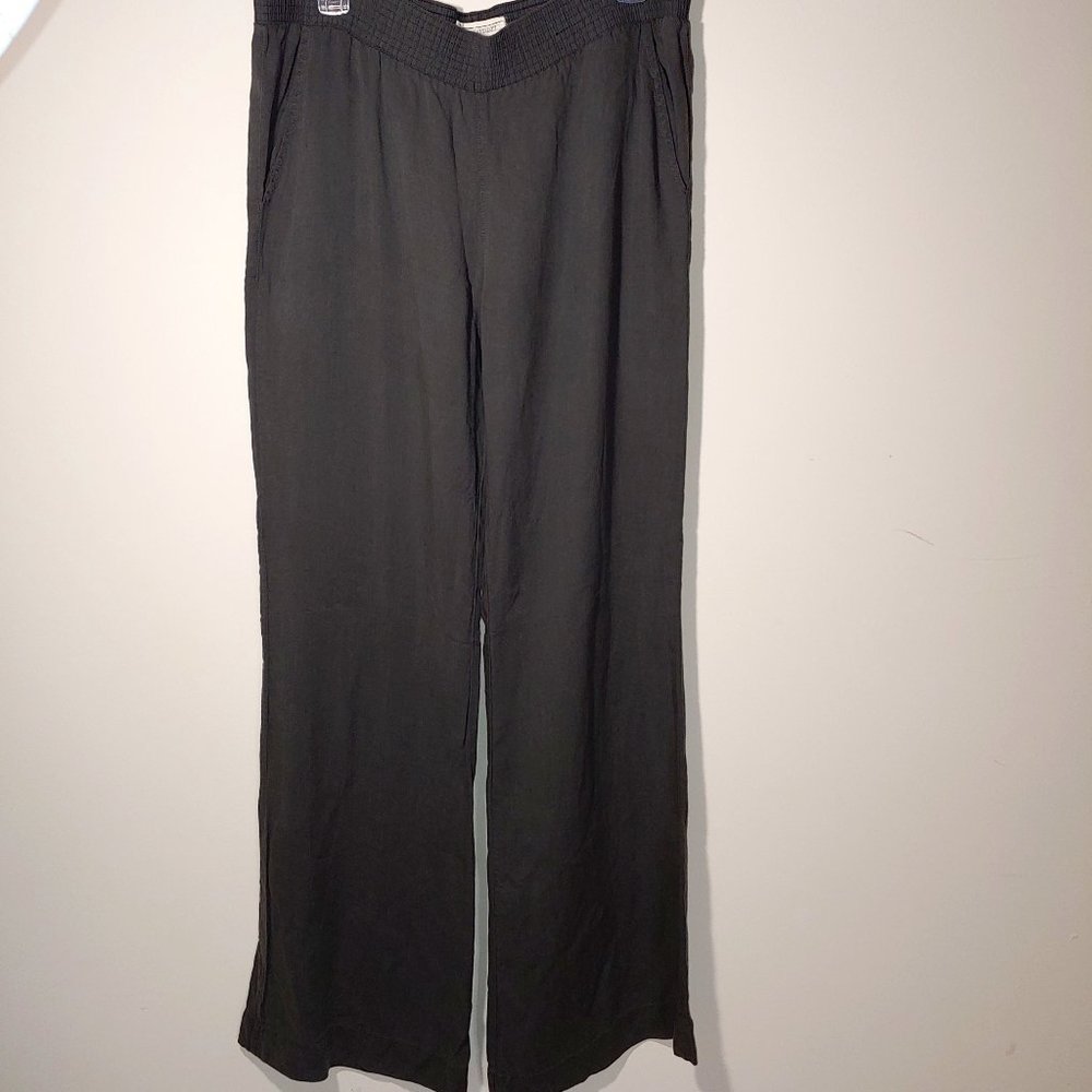 Current/Elliott The Wide Leg Lounge Trouser Size 1 (S/M) Black